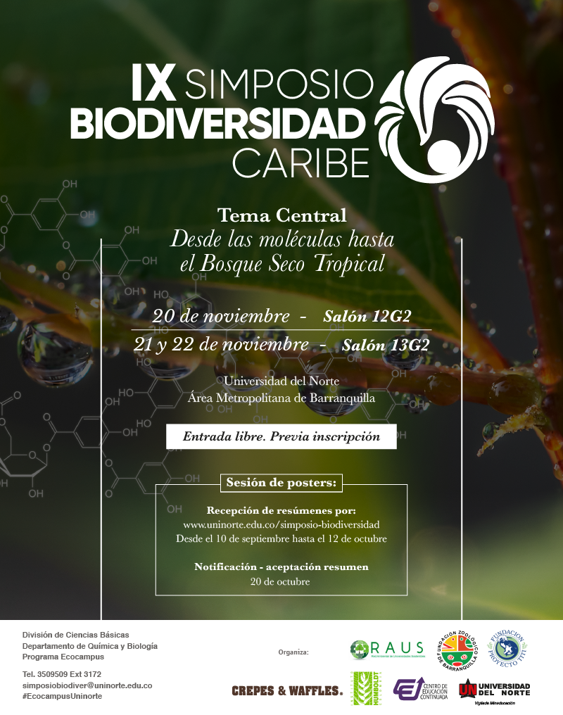 IX SIMPOSIO BIODIVERSIDAD CARIBE